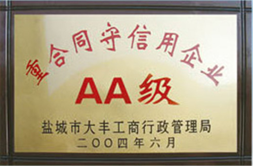 重合同守信用企業(yè)
